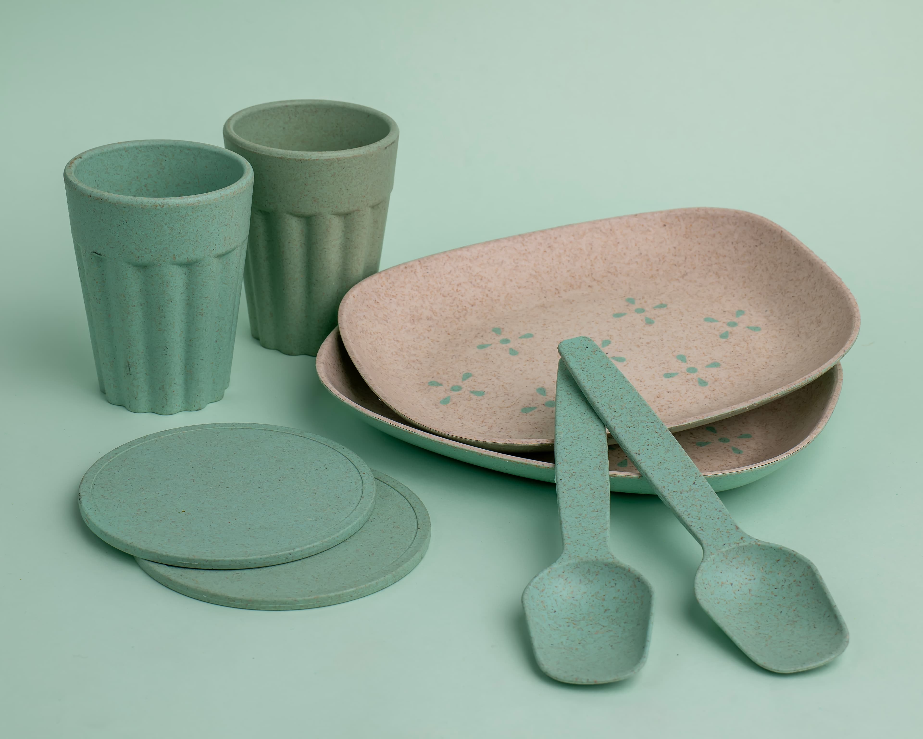 Ricehusk Dinner Set2